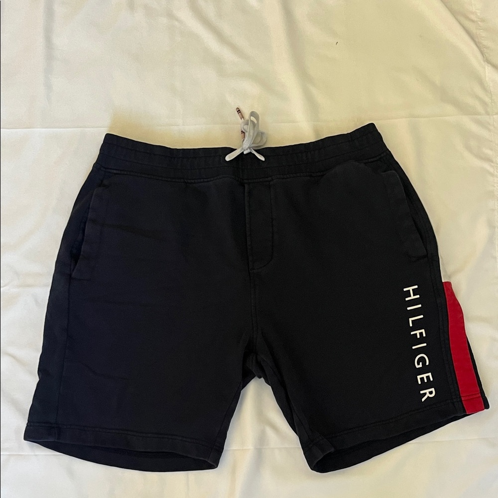 Tommy Hilfiger Navy Shorts with Red Detail